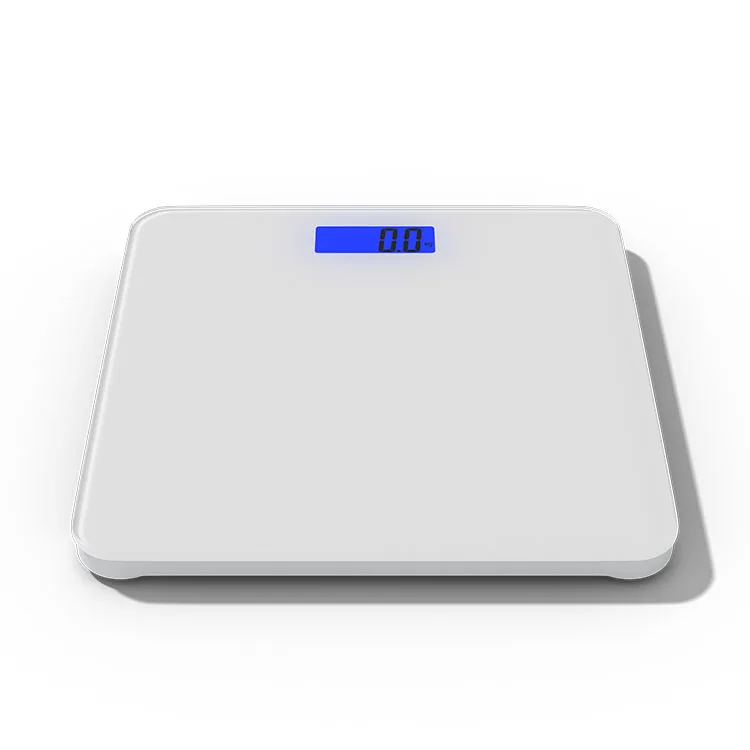 Voice function basic square electronic digital bathroom scale 180kg talking body weighing floor scale