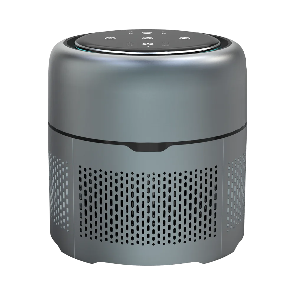 Air Cleaner with 3 Stage Filtration with True HEPA Filter, Allergen Remover, Dust Smoke Odor Home Air Purifier Portable