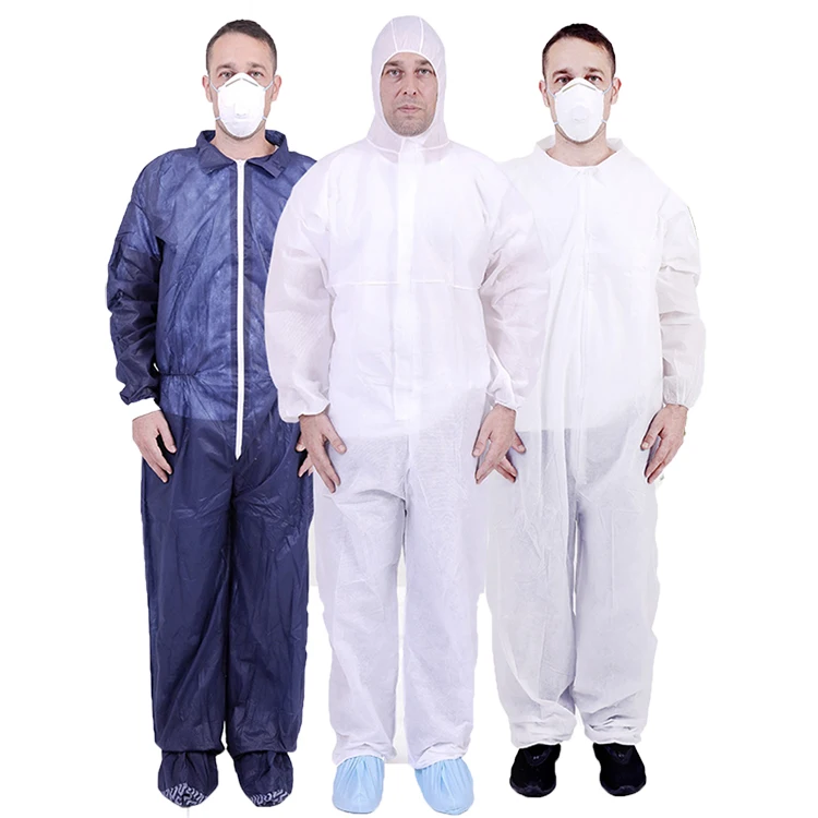 Factory Direct Sale PP/SMS/SF Protection Suit Disposable Overall Safety Jumpsuit