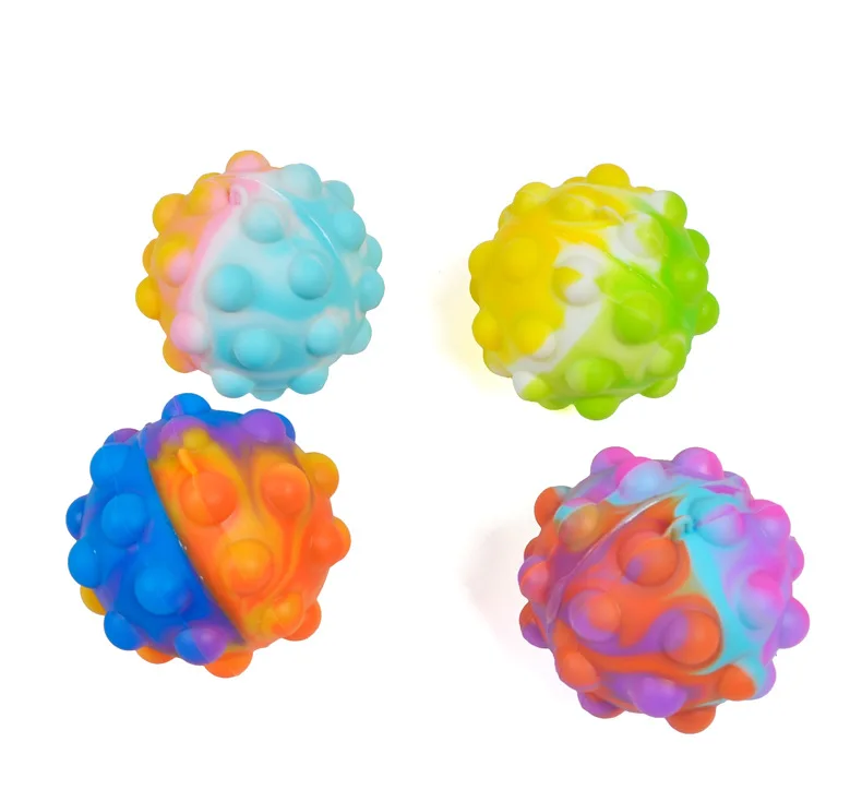 Fidget 3D Stress Balls Toys Autism Sensory Squeeze Toys Toddler Toys for Kids Adult Stress Relief Easter Basket Stuffers