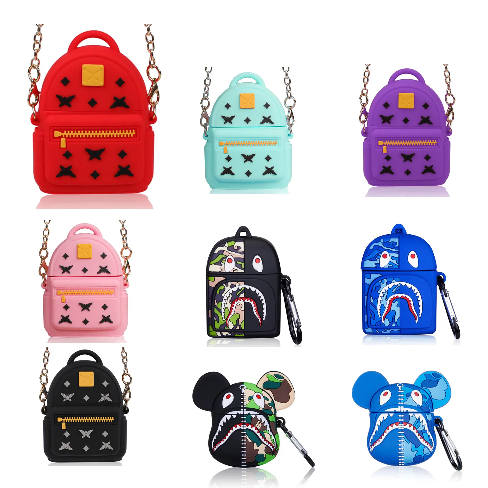 Luxury Brand Bag Multi Color Cover For Apple Airpods Case Wireless Earpod Case For Airpods 1/2