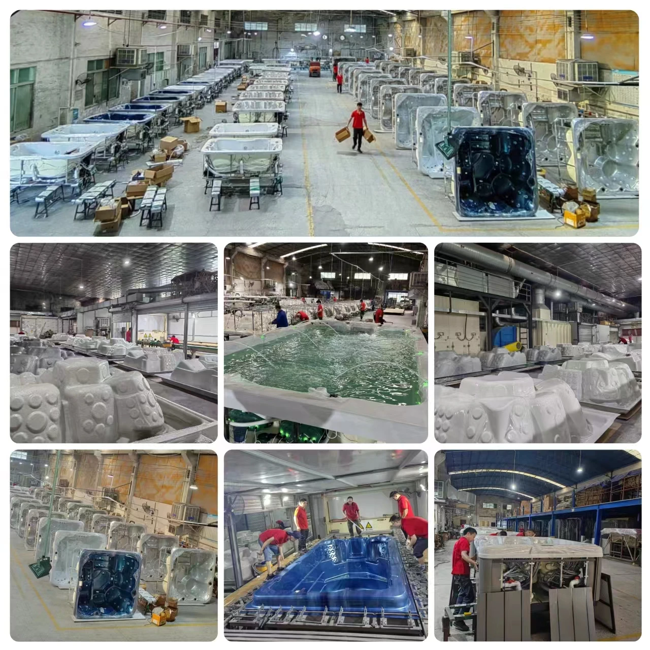 Акриловая гидромассажная Ванна на 5 человек 100 шт.