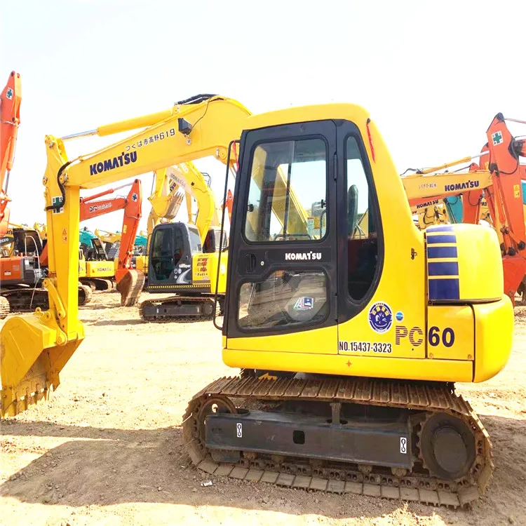 Komatsu PC60-7 Used Cheap Mini Excavator for Sale in China Komatsu Excavator Mini Excavator Prices6 Ton