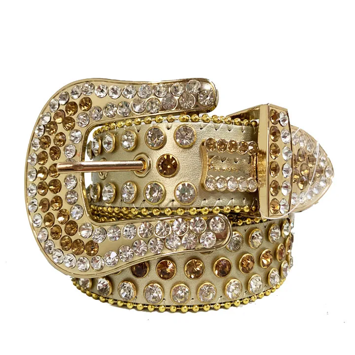 Bling в западном стиле на ремешке, декорированной горным хрусталем для мужской кожаный ремень одежду наибольшего размера от XS-5XL