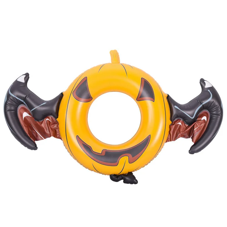 BSCI 2024 Hot Sale Custom Baby Swim Ring Pumpkin Life Buoy  Inflatable Children Underarm Swim Ring