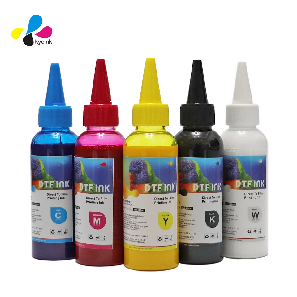 100ml dtf pigment ink for epson l805 dtf ink 100ml  set of 6 x 100ml dtf ink for epson l805 and l1800
