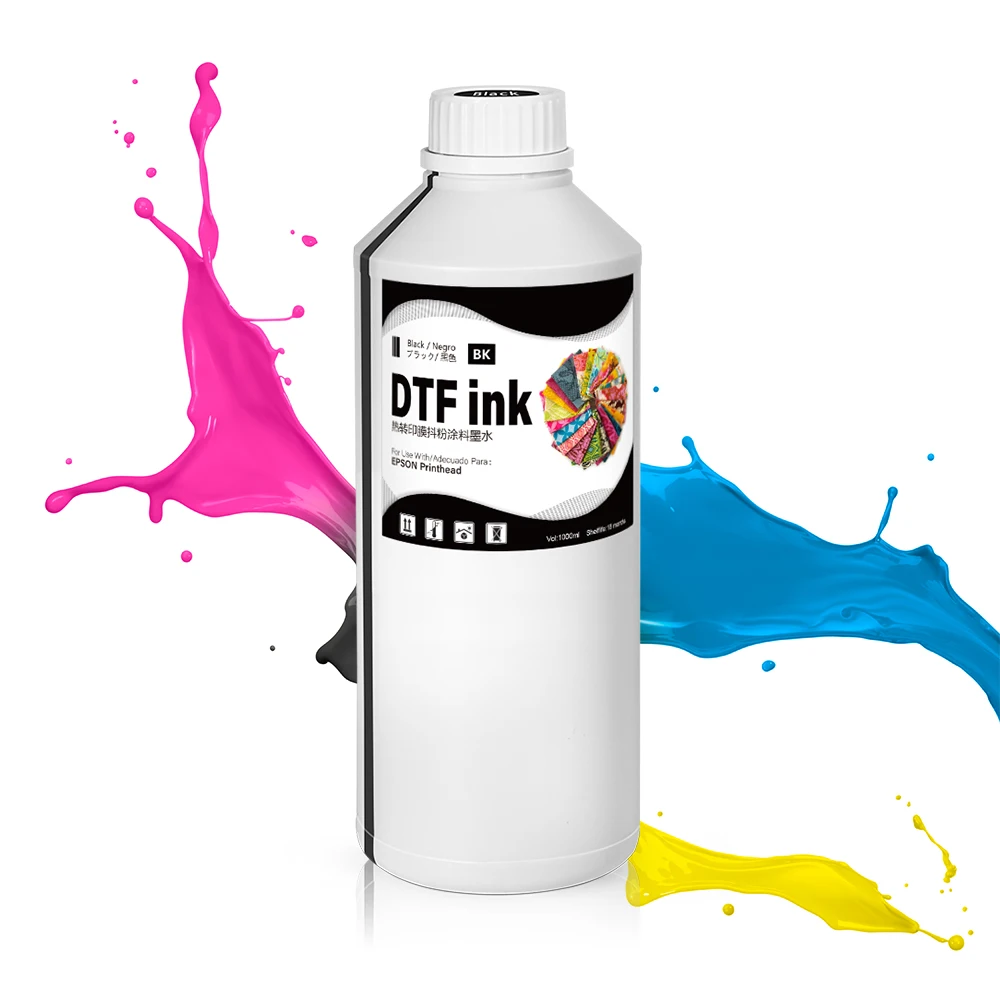 Retail Price 1000ml Textile DTF Printing Ink For DTF Printer Ink i3200 l1800 l805 xp600 DTF Pigment Ink