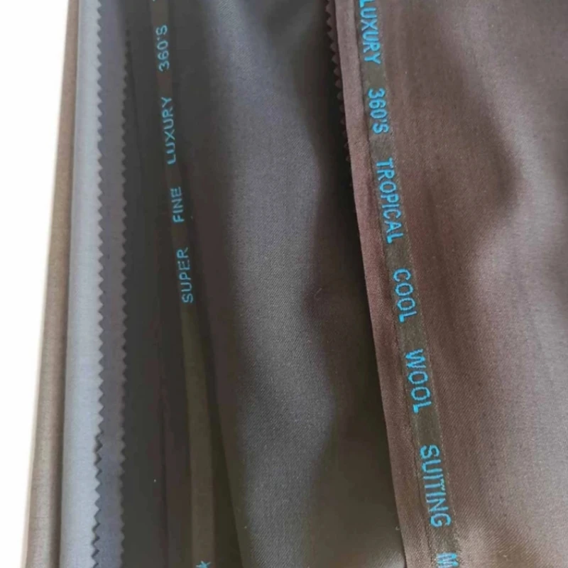 Factory customized anti-wrinkled polyester viscose woven fabric english selvage tr fabric for women men