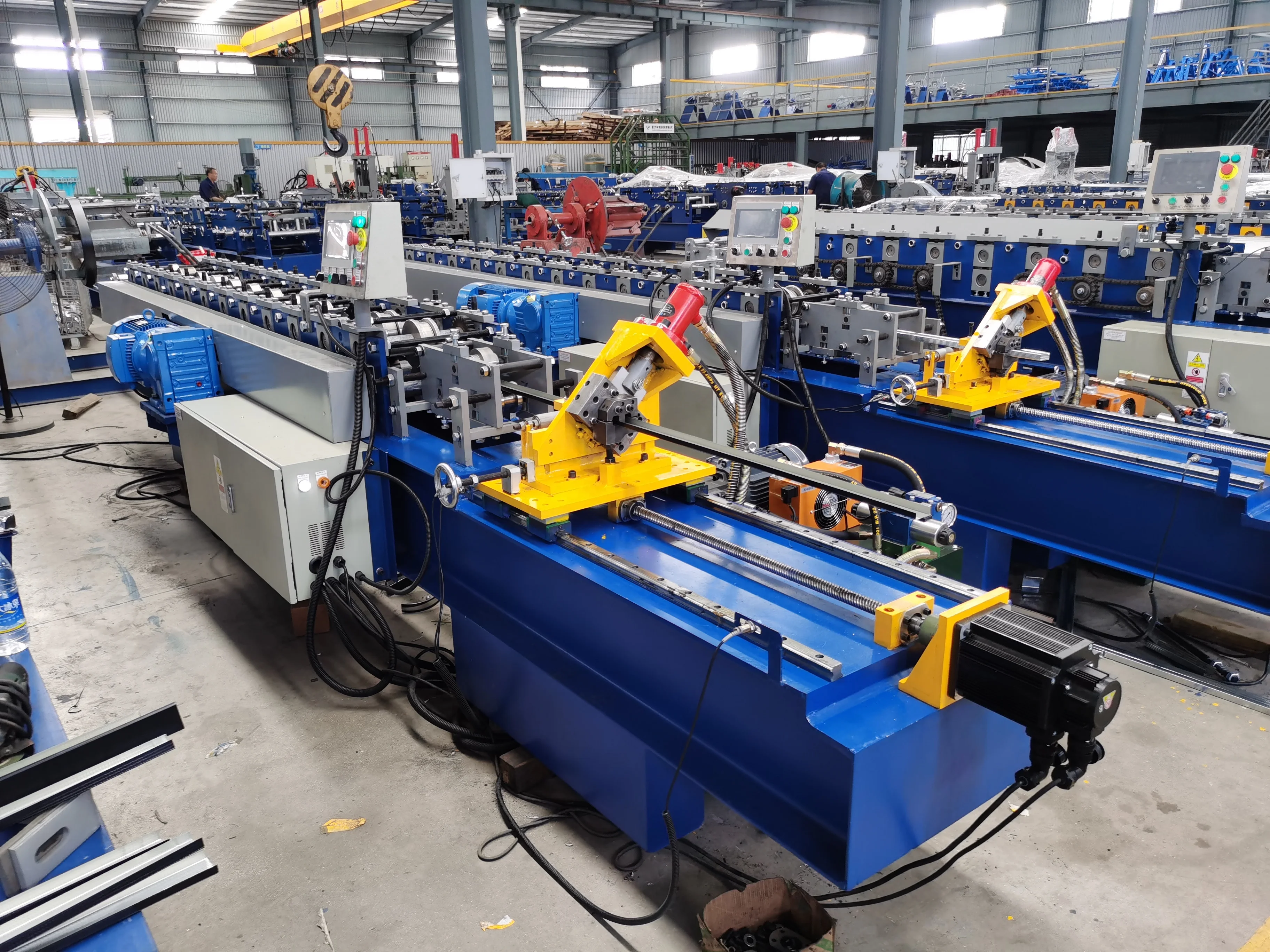 U Shape Channel Purlin Roll Forming Machine Keel Frame Profile Roll Forming Machine