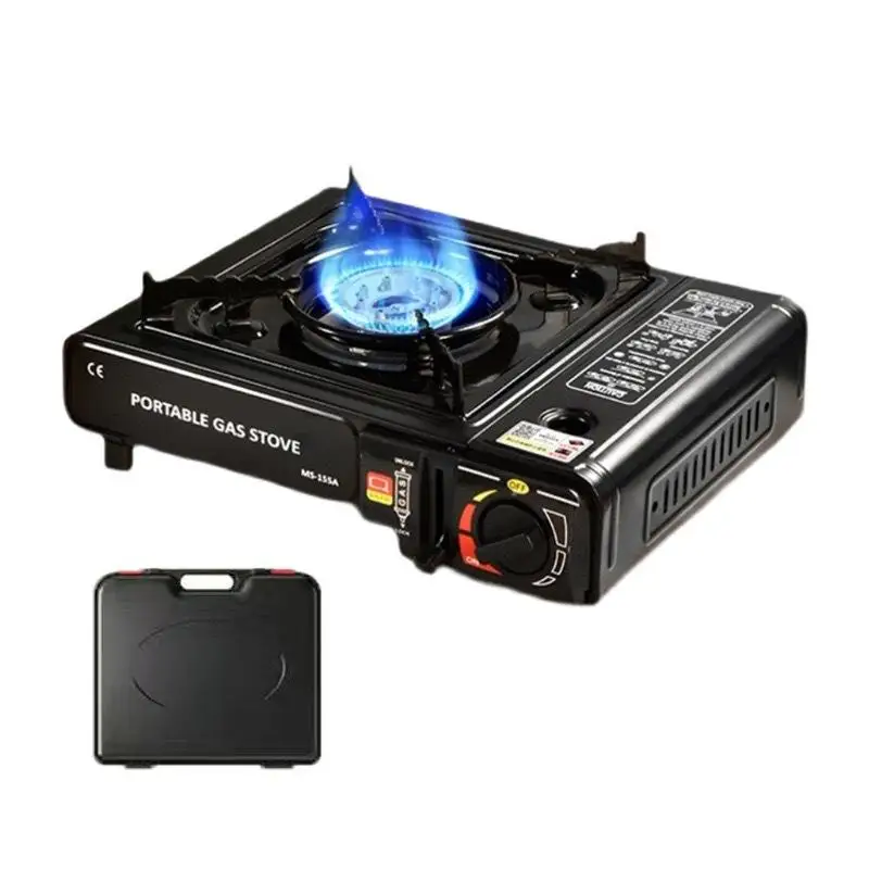 JSJM Factory Wholesale Mini Tourist Gas Stove Burner Outdoor Portable Cassette Furnace Camping Kitchen Cooker Camping Gas Stove