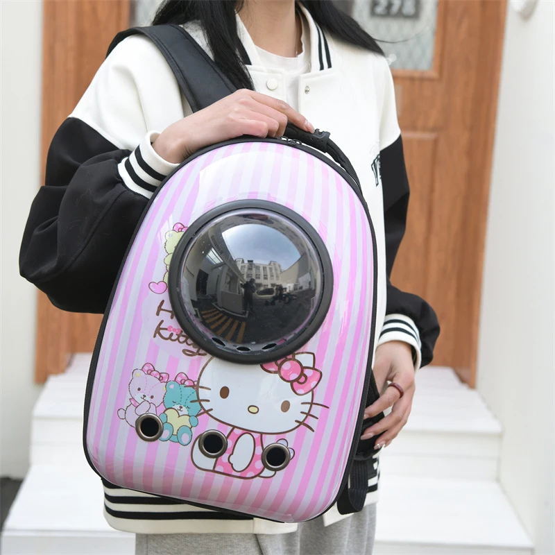2023 Fondopet Custom Tailored Made Sedex Space Bubble Capsule Transparent Pet Bag Bubble Backpack Pet Carriers