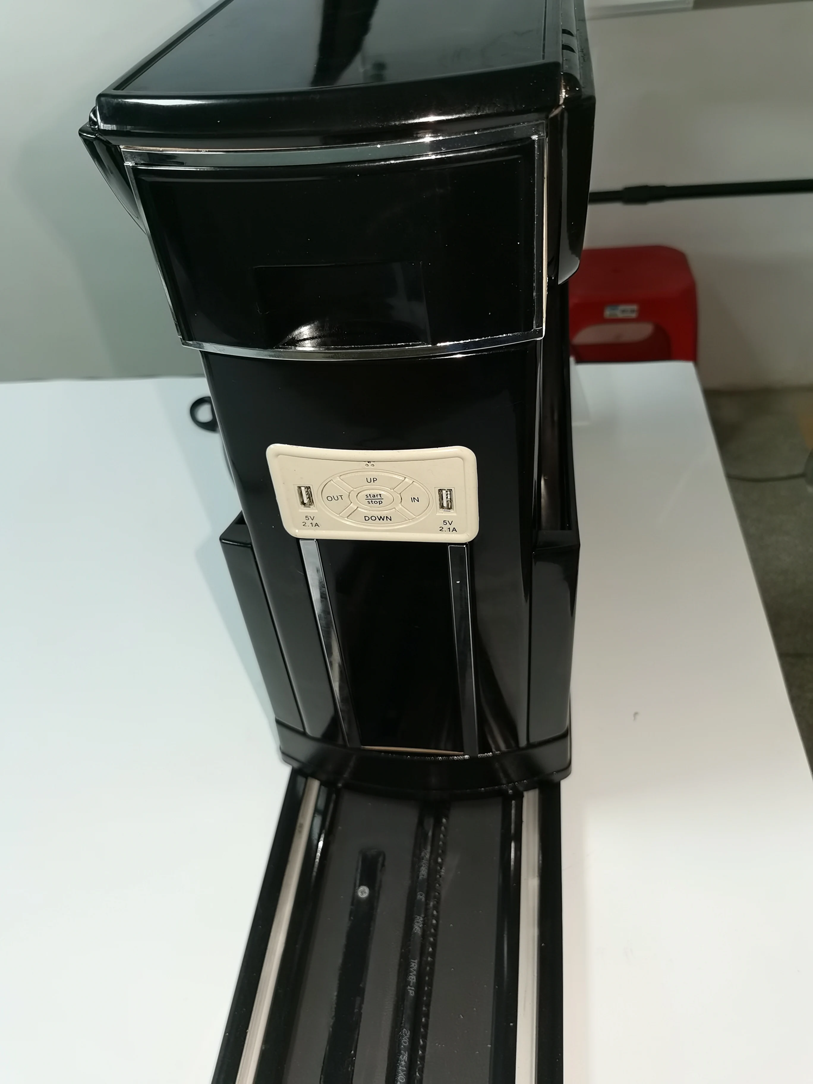 Высококачественный Электрический Автомобильный складной стол для роскошного интерьера автомобиля, украшение для роскошного микроавтобуса, фургона