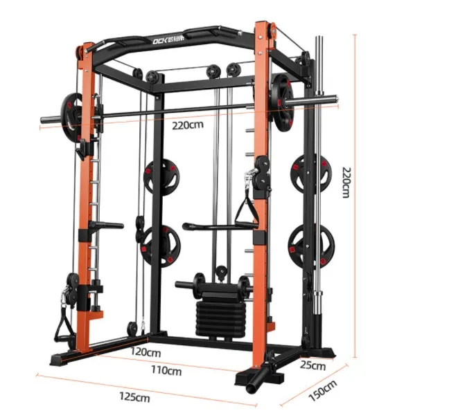 Hot sell Home Gym and home Use Fitness Equipment Multifunction Smith Machine Squat rack