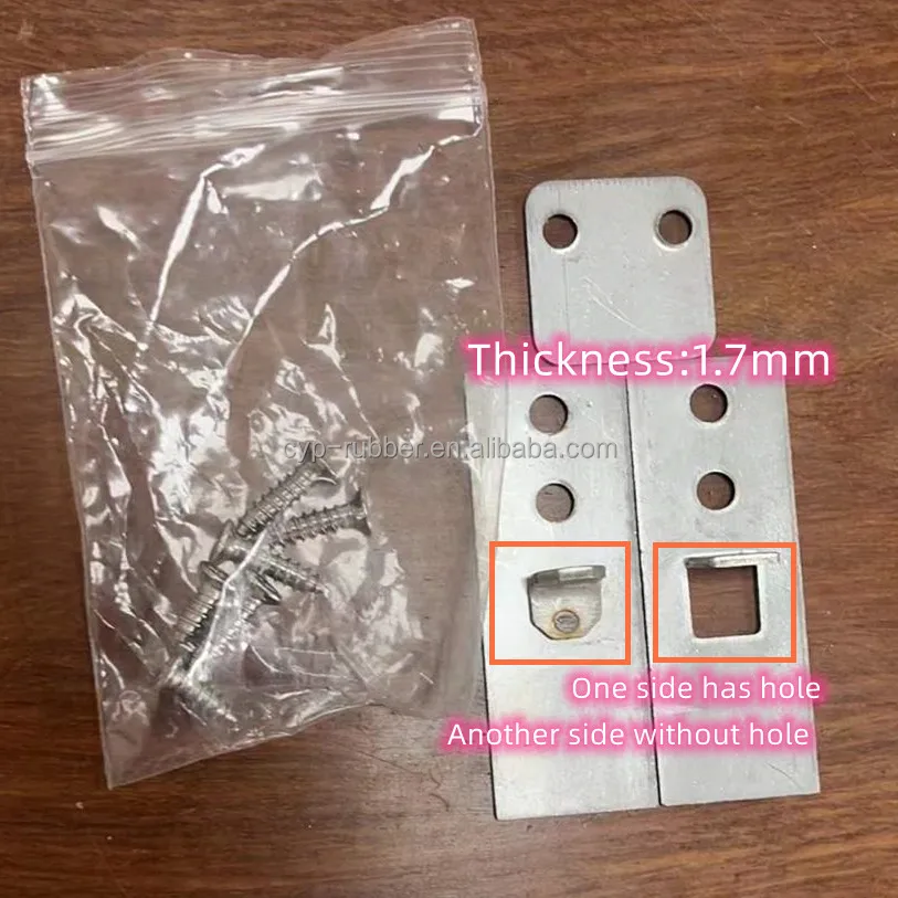 Aluminum bottom seal for garage door