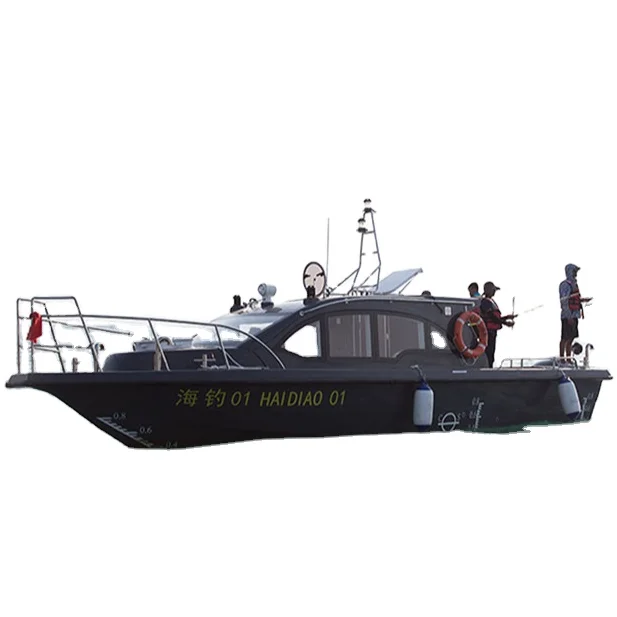Now 2023 yacht fishing 33ft  fiberglass boat made in China fishing boat  for sale
