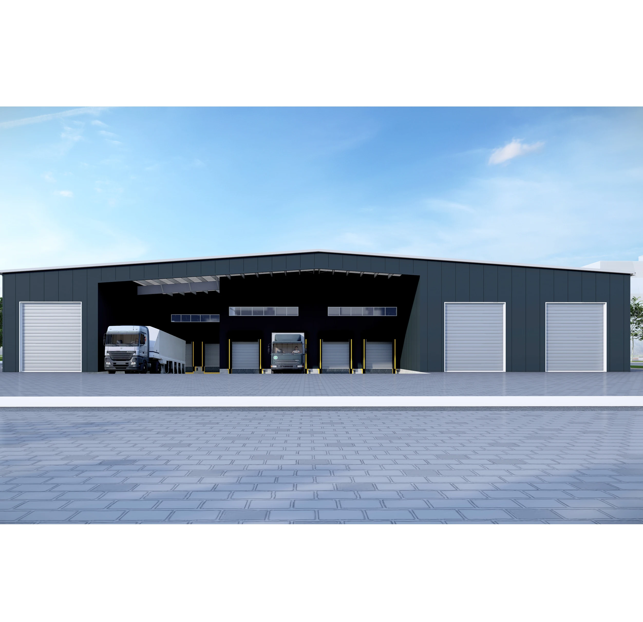 steel structure warehouse workshop red iron metal building with low price