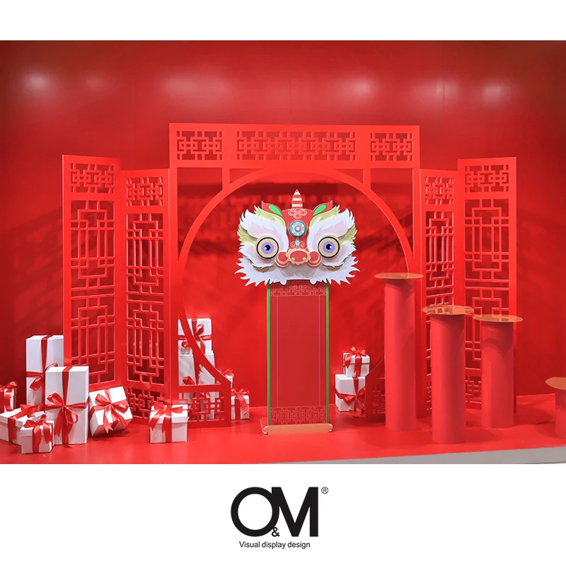 O&M Display Design Lion wake   Window Displays Shop Window Decoration Supplies