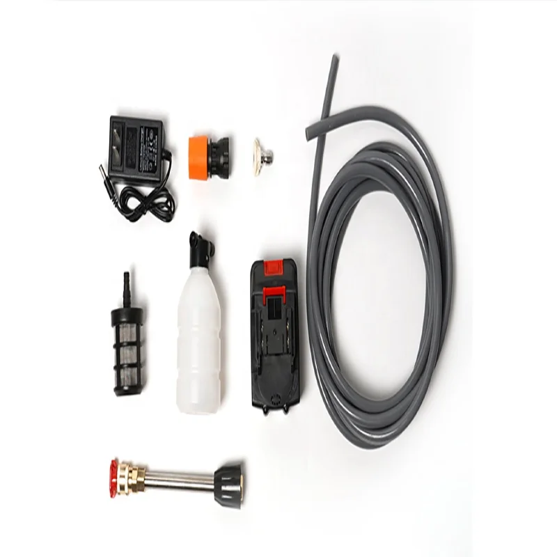 Car Wash High Pressure Portable Auto Washer Carwash 24-Volt Power Cleaner Car Washing with Attachments