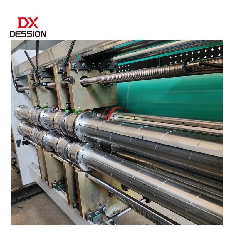 4-colour corrugated sheet flexo printing die-cutting waste stacking machine auto printer slotter