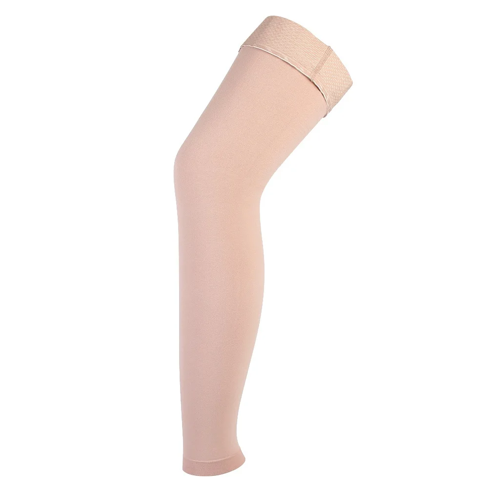 Custom breathable long sleeve legging set compression sleeve for claf thigh