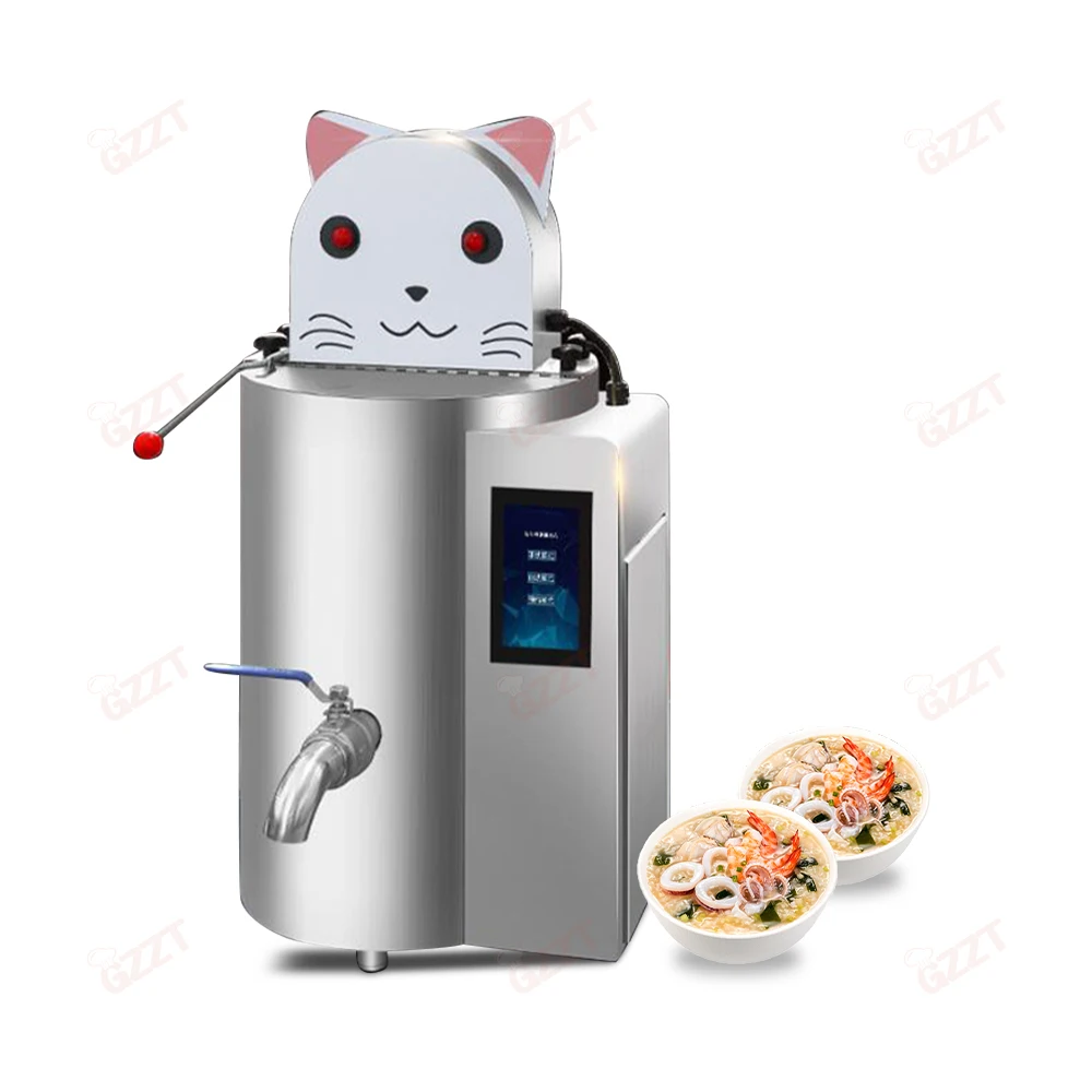 Electric stirring 40L 140L Food Cooking Mixing Pot Soup Porridge Boiler  industrial automatic porridge cooking mixer machine