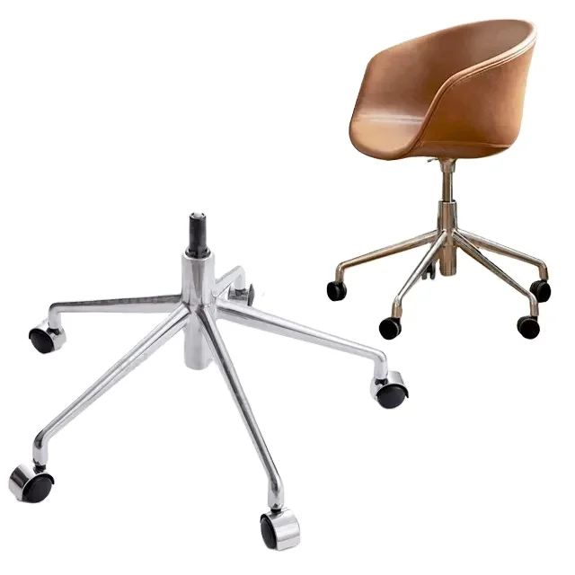 Office Chair Base Parts  5 Five Star Chromed Furniture Frame Chair Legs Base for Swivel Chairs
