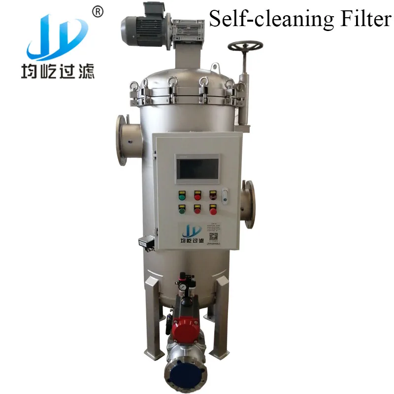 Automatic stainless steel self-cleaning rotary filters