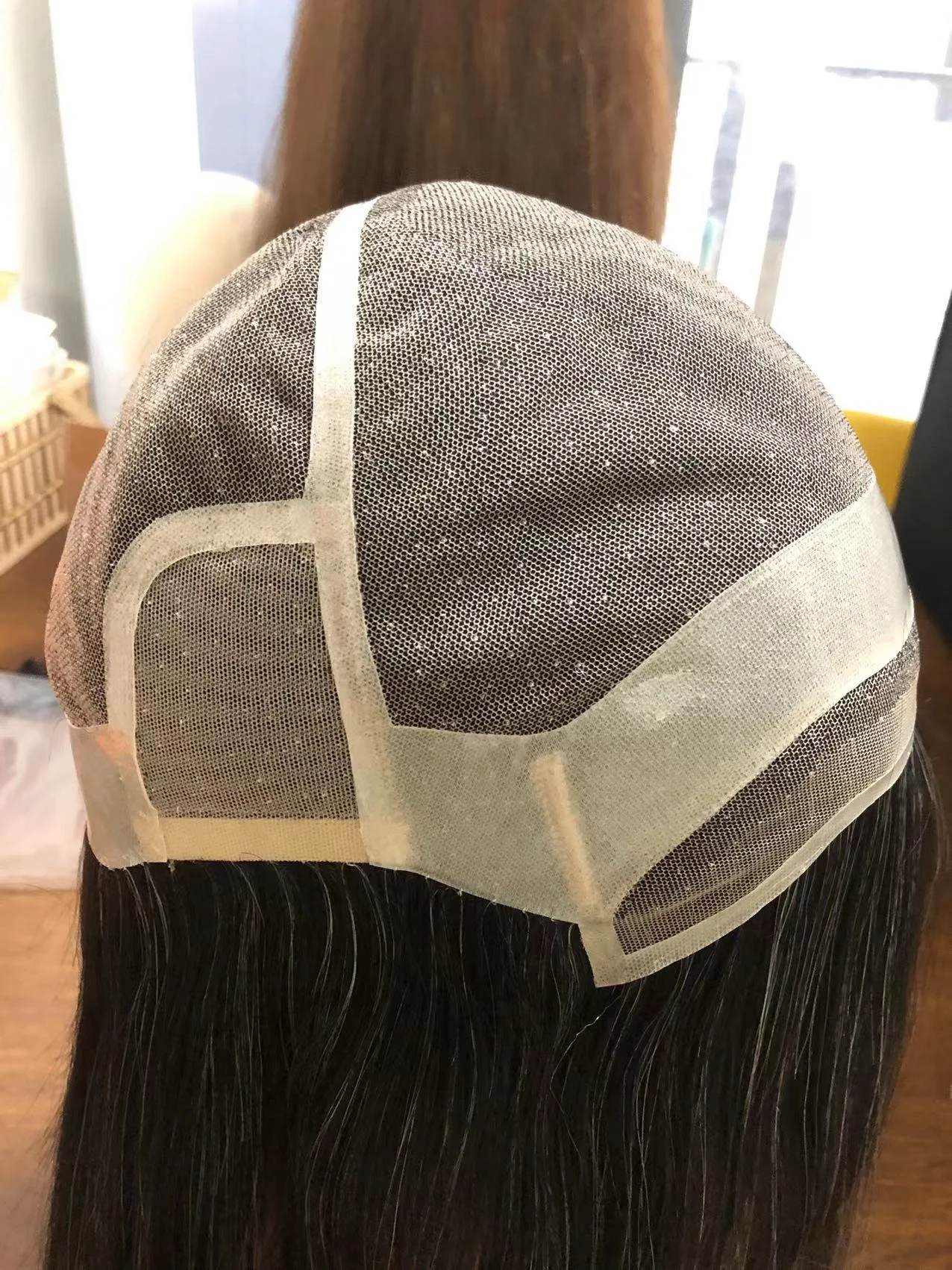 HQ Affordable Hair System Full Lace 100% Human Hair Men Wig Factory Wholesale Price lace front wigs human hair