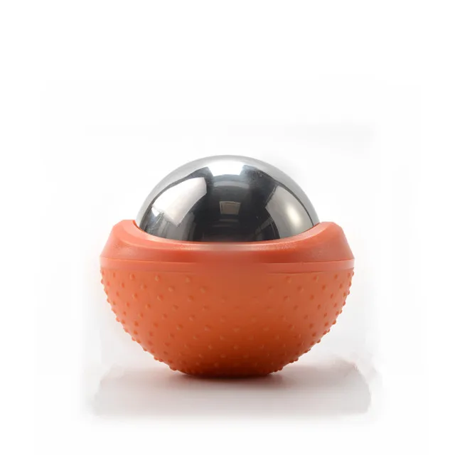 60mm Handheld Revolving Facial Ice Metal  Cryo Massage Roller Ball