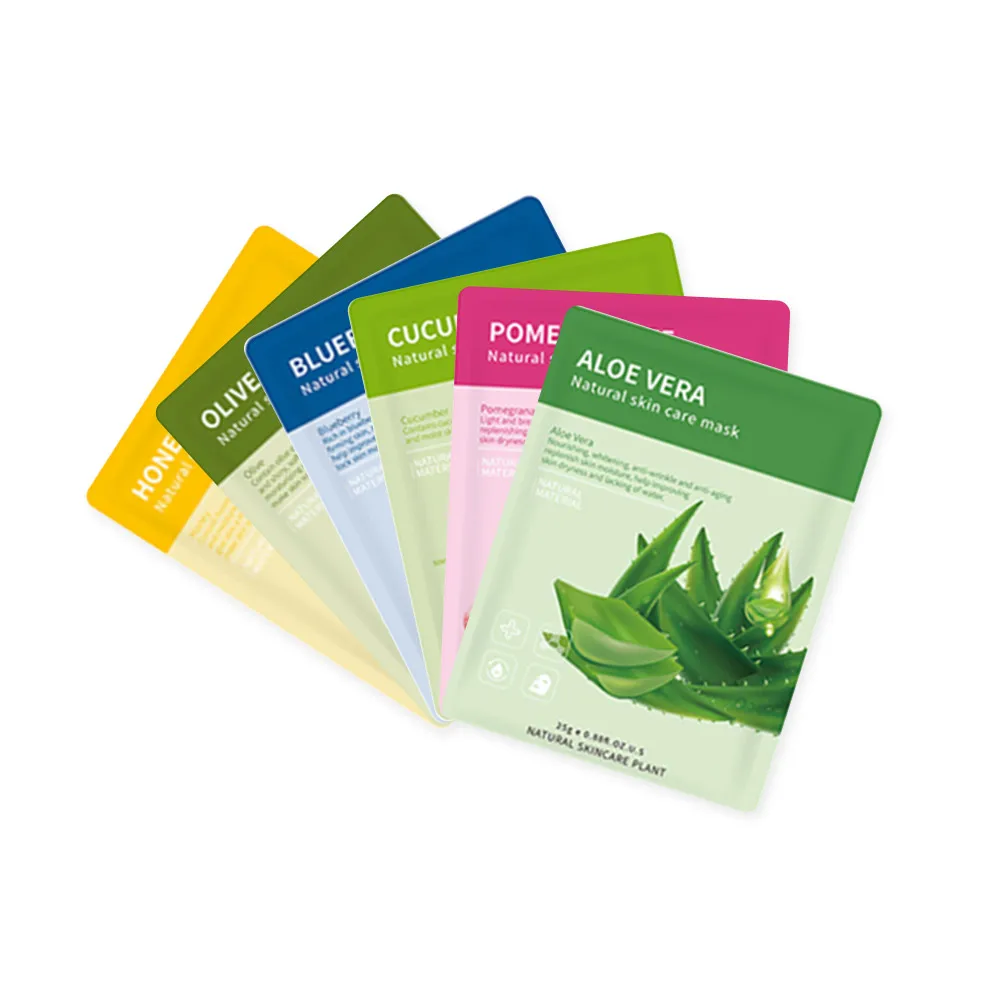 
Private Custom Label Deep cleansing Moisturizes Skin Natural Fruit Sheet Mask for All Skin Types 