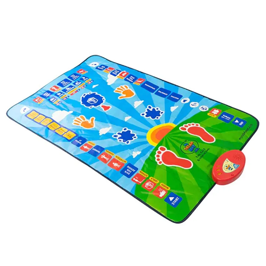 Smart High Quality Muslim Smart Educational Children Interactive Kids Prayer Mat for 3-9 Year Olds Omar and Hana Version