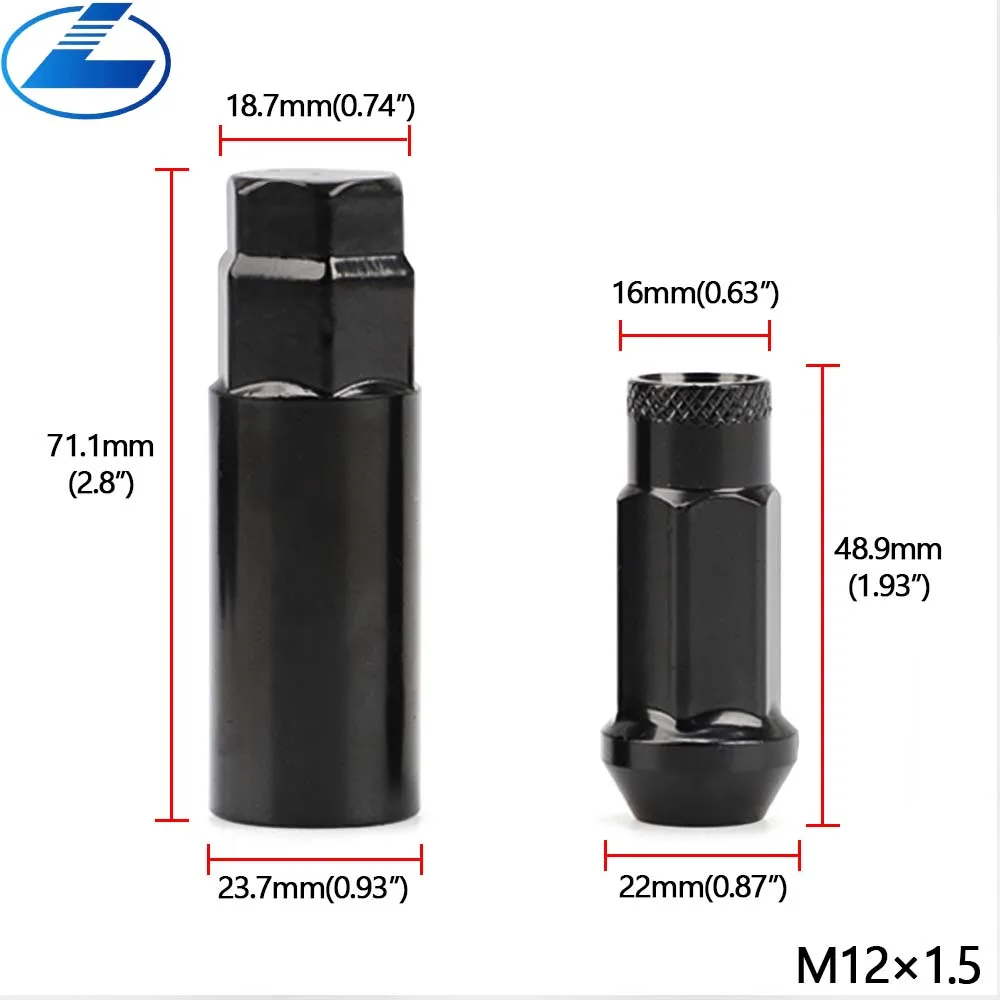 20 шт. V48 зажимные гайки стальные Разноцветные JDM Колесные Болты m12x1 5/m12x1