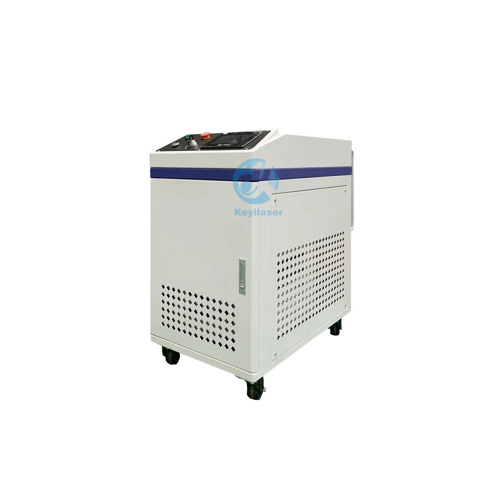 KEYILASER Cart-type Handy continuous Laser Cleaner for Iron Stain  Removal Cleaning System 1000W 1500W 2000W 3000W