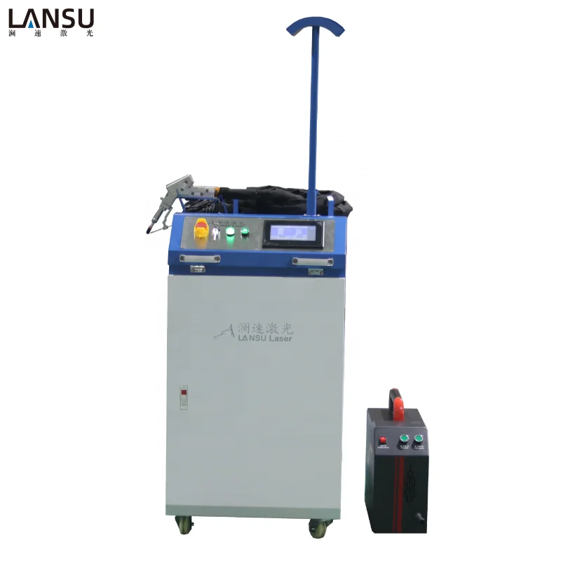 lansu laser handheld laser welding laser engrave for metal iron copper sliver 1000w 1500w high quality