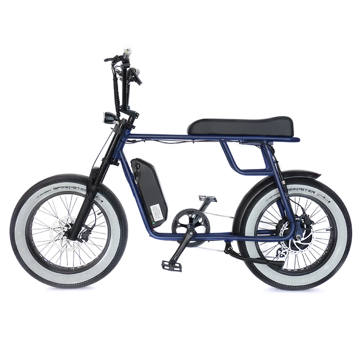 Super Chopper 73 Electric Bicycle Fat Tire 1000 W Mac Hub Motor Polly Battery E Bike