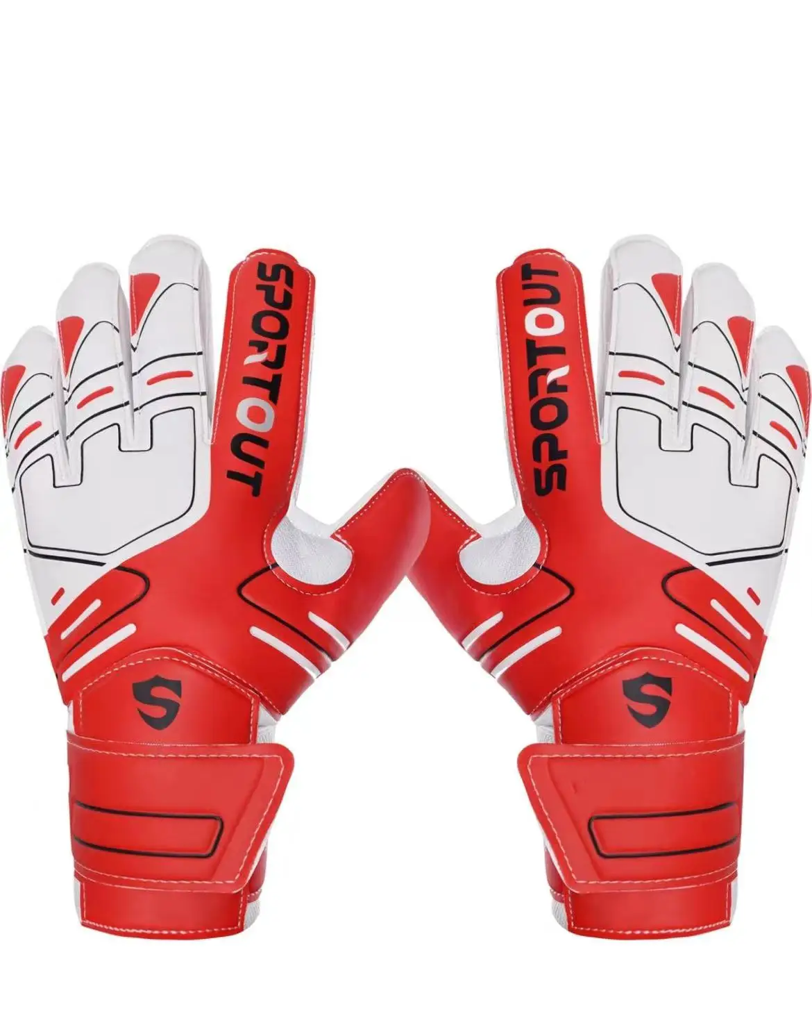 Professional Goalkeeper Gloves Customized Rubber Foam with Finger Saver Tech Match Quality Customized Goalie Gloves