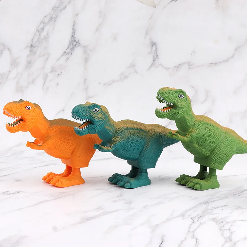 Factory Wholesale Jumping Dinosaur Tyrannosaurus Wind-up Toy for Kids