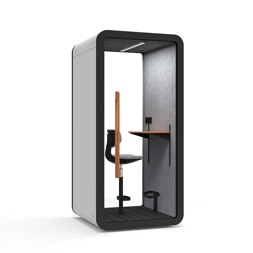 Privacy Phone Pods Indoor Mobile Work Office Pod Modular Design Soundproof Silent Booth