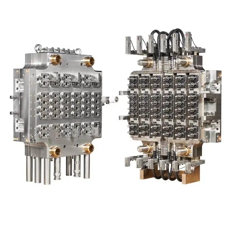 China Factory Hot Runner Pet Bottle Preform Mold 128 144 cavities with valve pin structure
