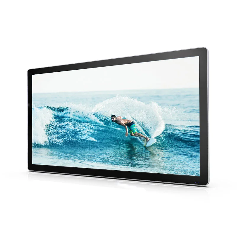 43 дюймовый дисплей рекламы с медиаплеером Android, ультра тонкий 4K HD рекламное табло с ЖК-дисплей для рекламы