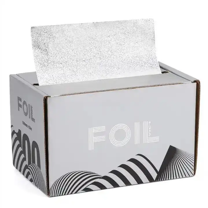 Professional Salon Foil Powder Applicable Aluminum Beauty Roll Pop up Hairdressing Foil Sheet