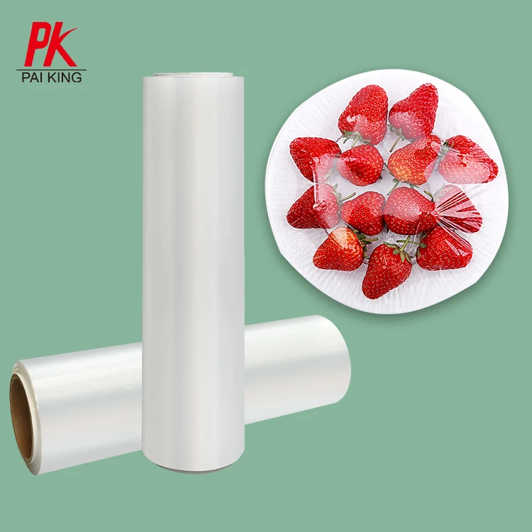 Strong Toughness PE Material Cling Film Factory Good Sale PE Cling Film For Food Wrap Good Price Cling Film
