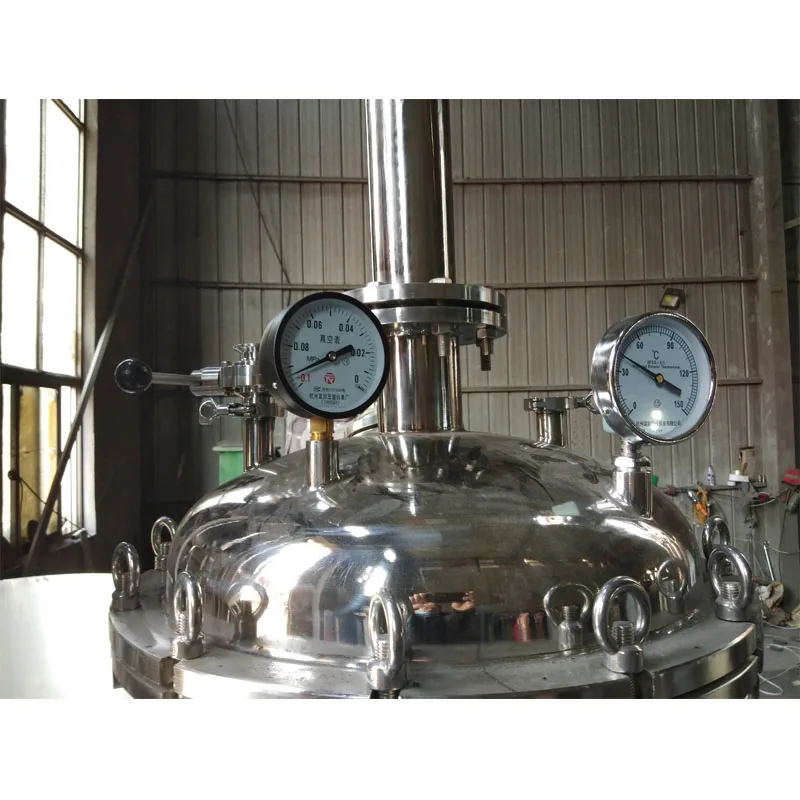 Single effect falling film evaporator vacuum evaporation concentrator