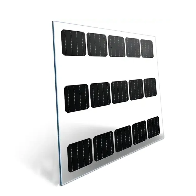BIPV Solar Panel Monocrystalline Silicon double Glass Facade for Building