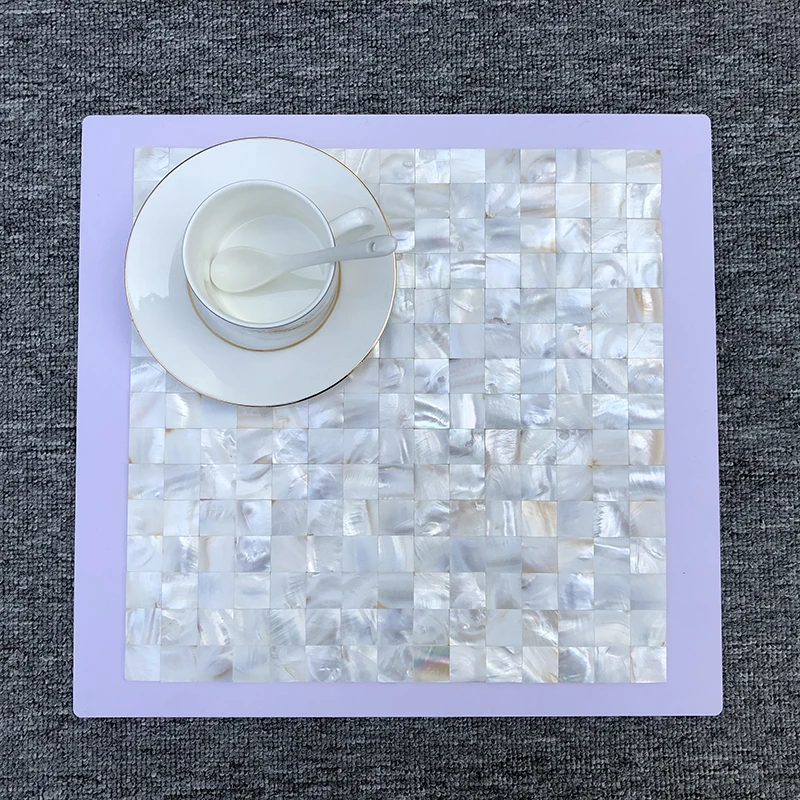 White 3d Self Adhesive Peel And Stick On Mother Of Pearl Backsplash Shell Mosaic Tile