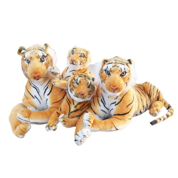 Mengai Plush Toy Simulation Tiger Realistic South China Tiger 8-inch Prize Claw Doll Figurine Doll Business Gift