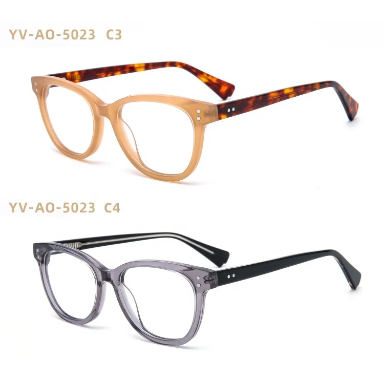 Yvan Wholesale Stock Eyeglass Frames Black Mirror Blu Ray Optical Glasses Frame
