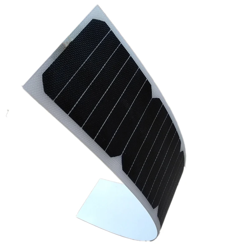 ETFE Waterproof 18V 20W sunpower flexible solar panel mono flexible thin film solar panel perfect for RV Boat