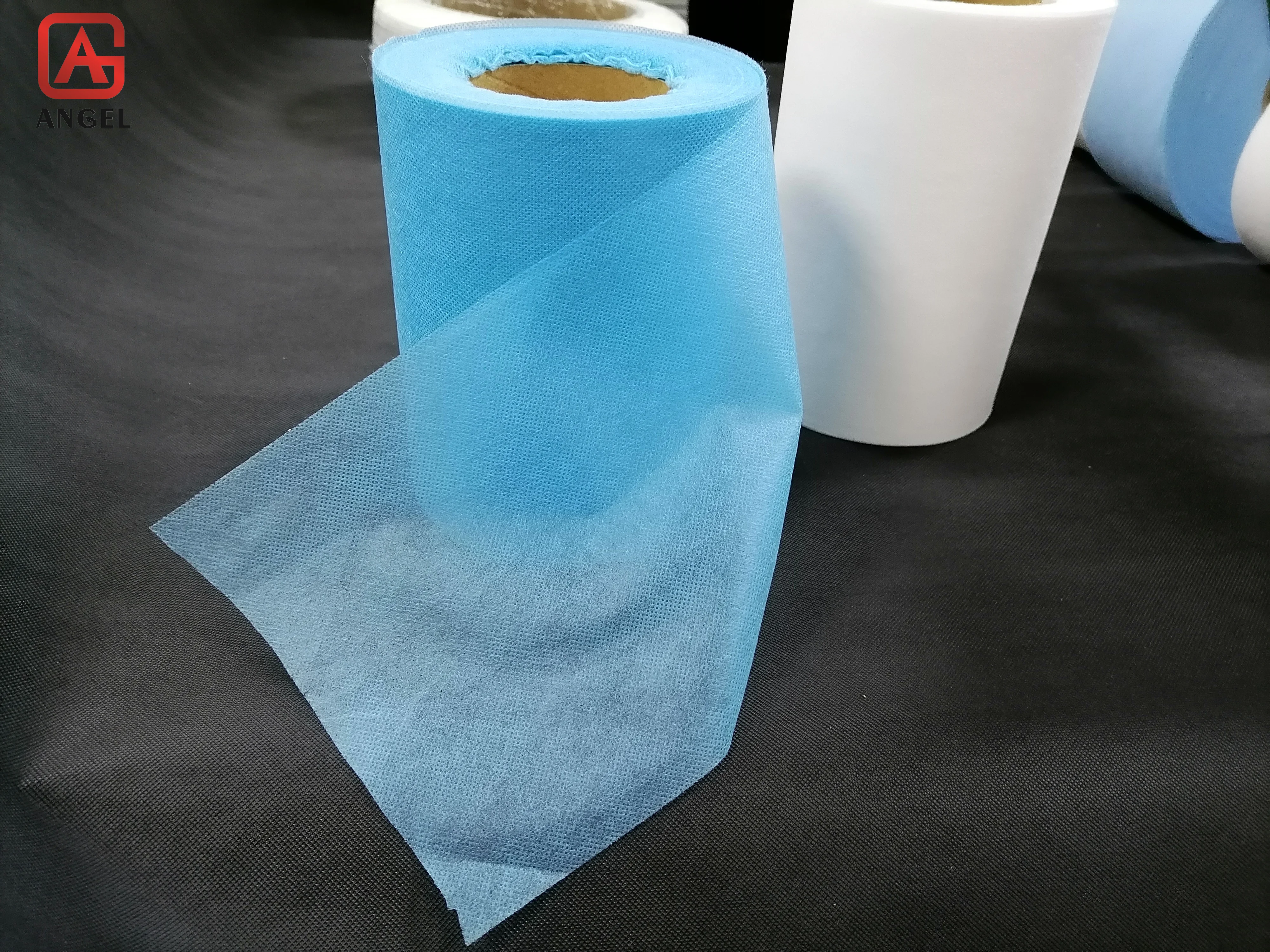 Angel PP Nonwoven Fabric Soft S/SS/SSS/SMS Nonwoven Rolls 25g Medical Material