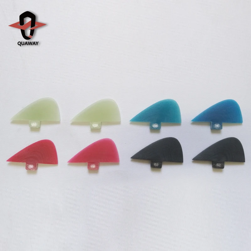 Mix Color Kite surf Fin Small Keel fin Fiberglass Resin Red Black Surfing